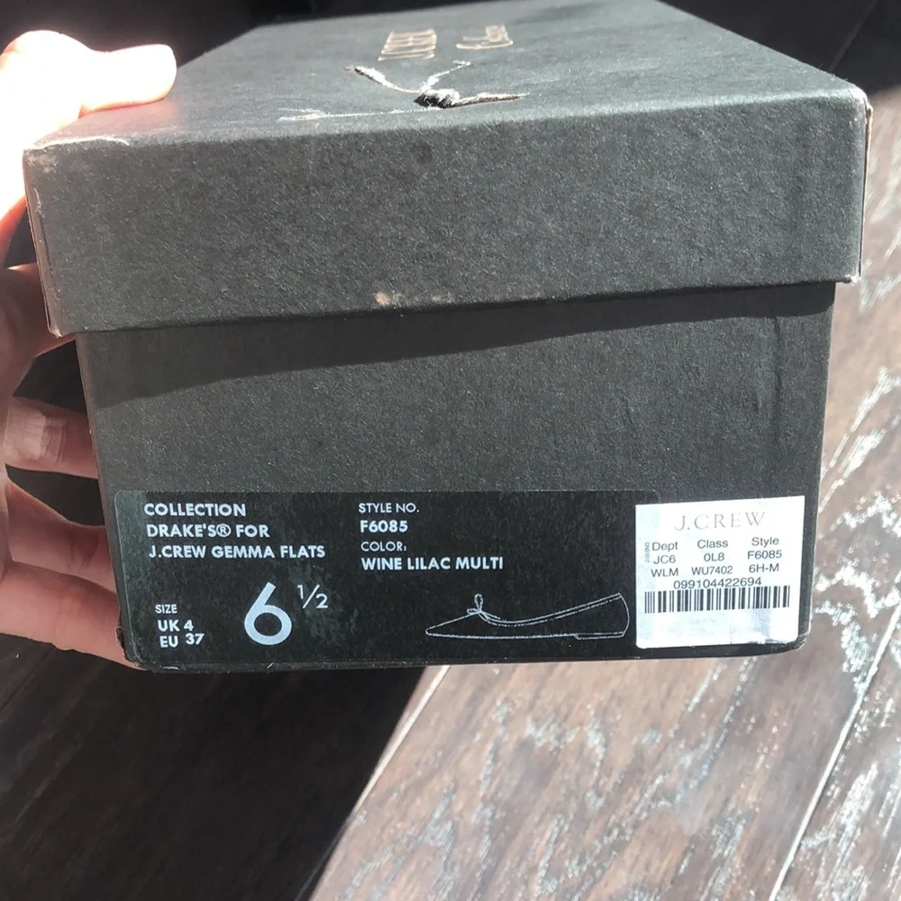 J Crew X Drake Gemma flats 6.5 - Picture 5 of 5